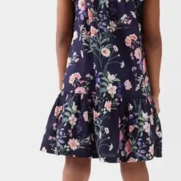 GAP Kids Floral Casual Dress - Navy and Multicolor - Picture 2 of 4